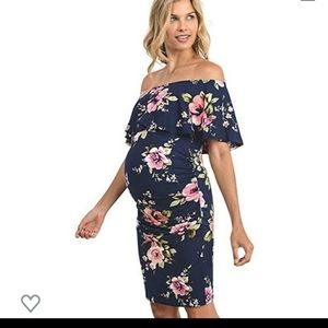 2 for $10 NWOT floral velvet dress